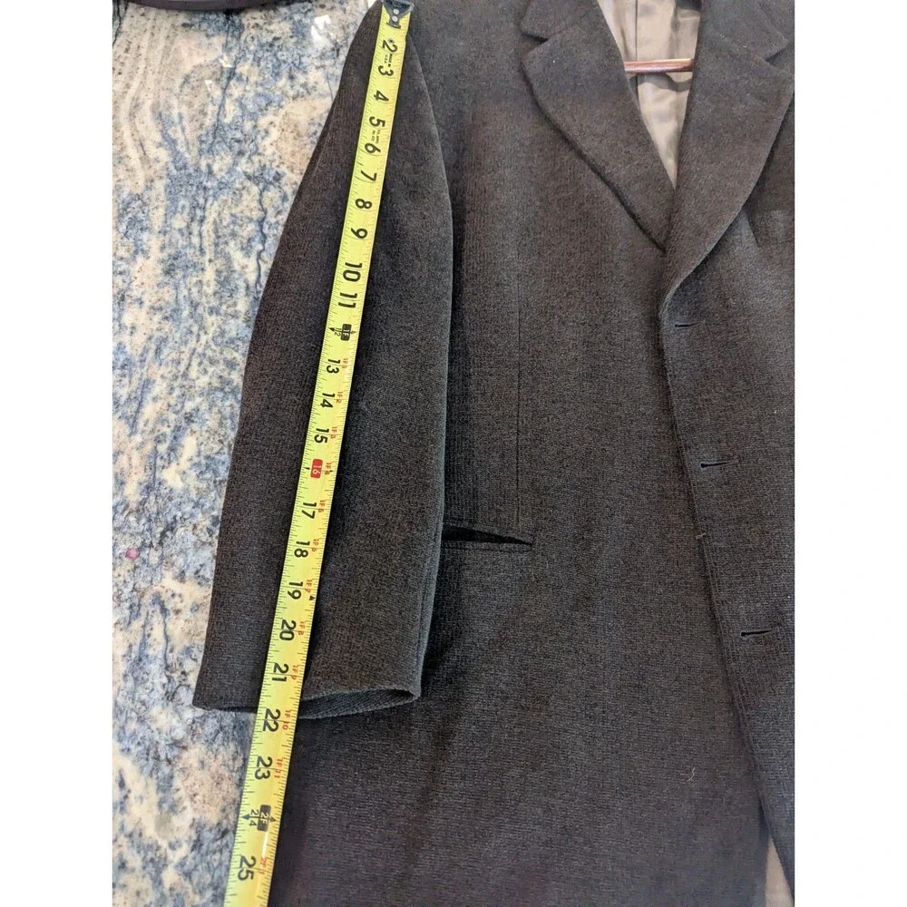 Jhane Barnes Mens 40R  Sport Coat Blazer Jacket Brown Textured Tweed Wool Read